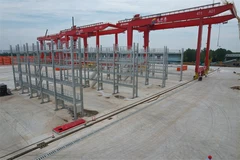 Puente de estructura de acero